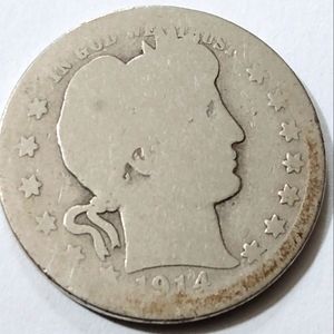 1914 Barber quarter
